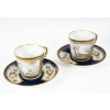 Service à café en porcelaine de Sèvres – Époque Napoléon III, XIXᵉ siècle – présenté dans un coffret 19