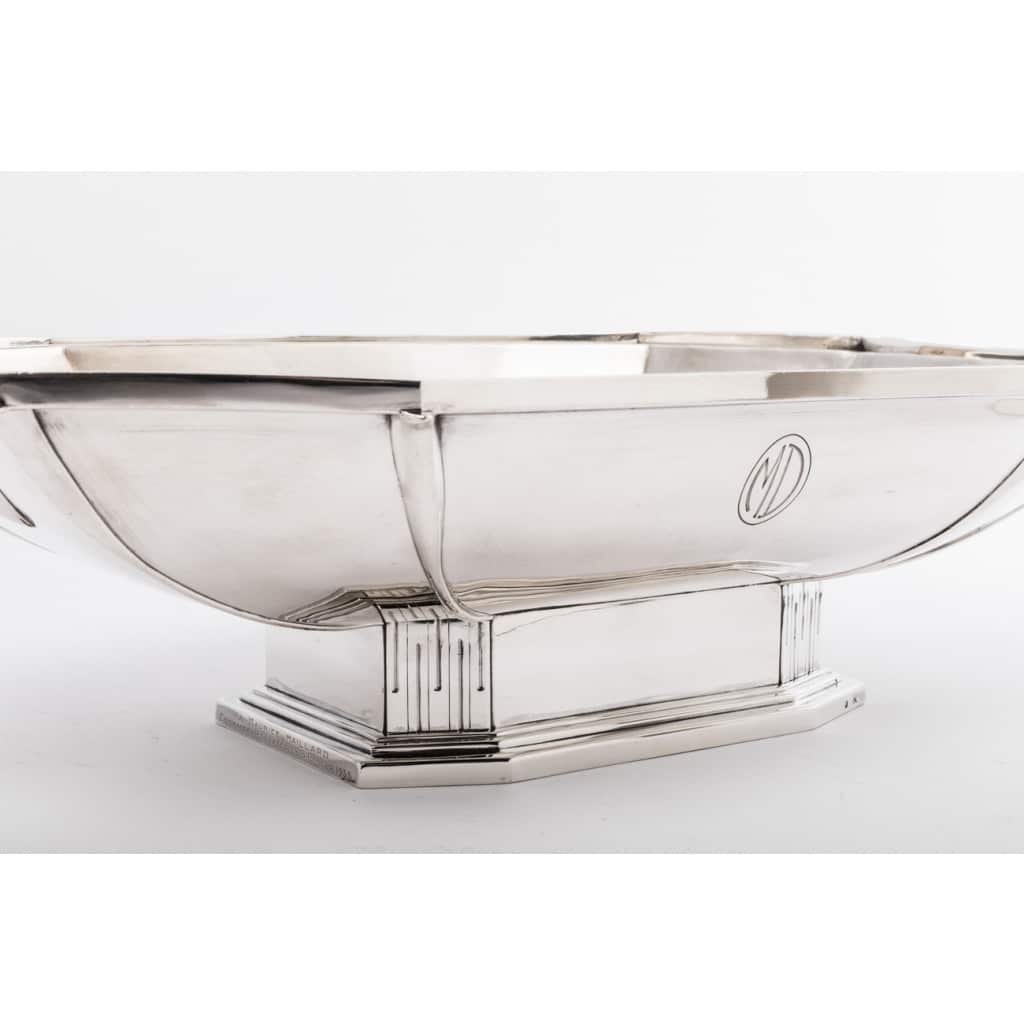 Orfèvre SAVARY -Centre de table en argent massif époque 1930 10