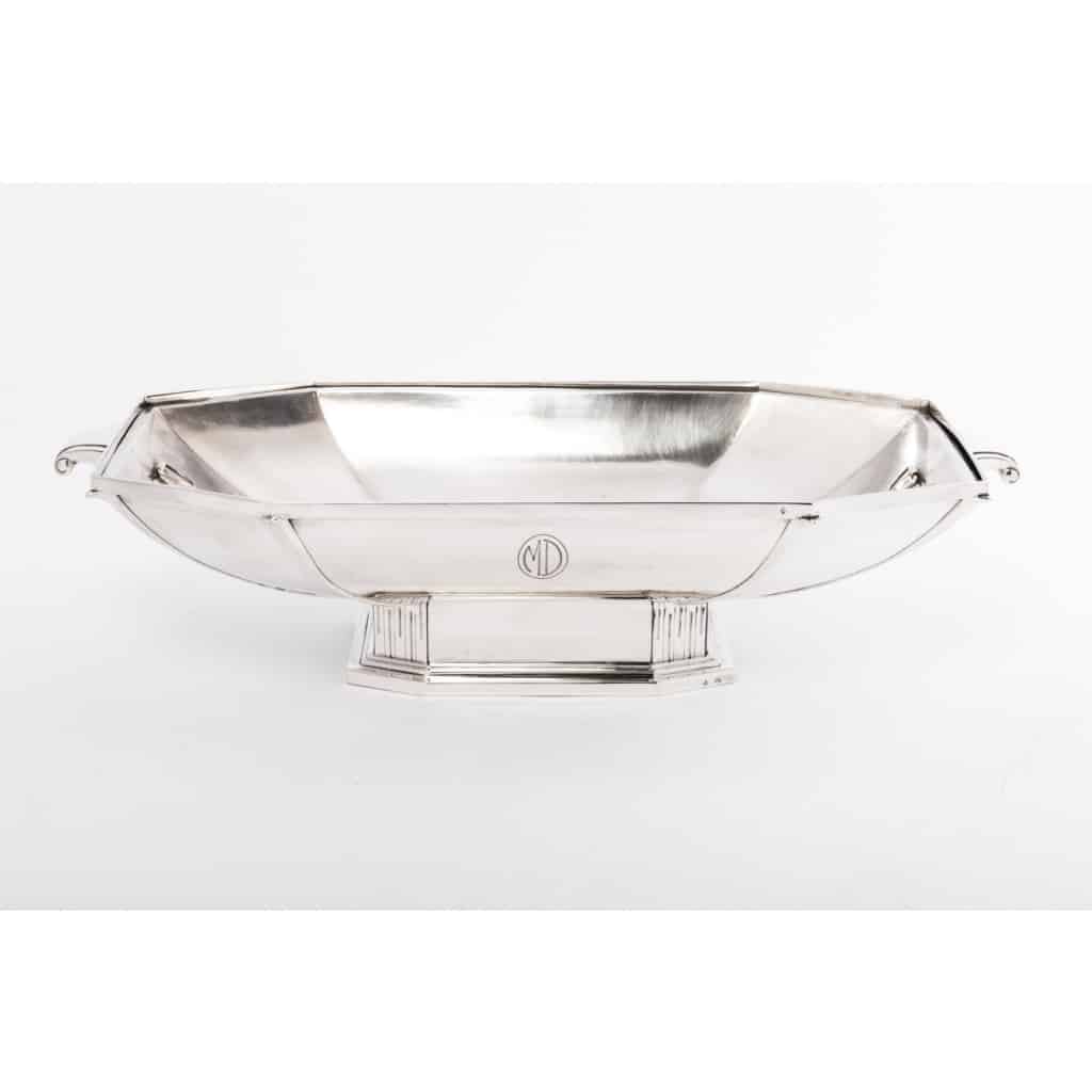 Orfèvre SAVARY -Centre de table en argent massif époque 1930 24