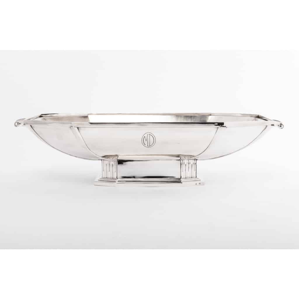 Orfèvre SAVARY -Centre de table en argent massif époque 1930 2