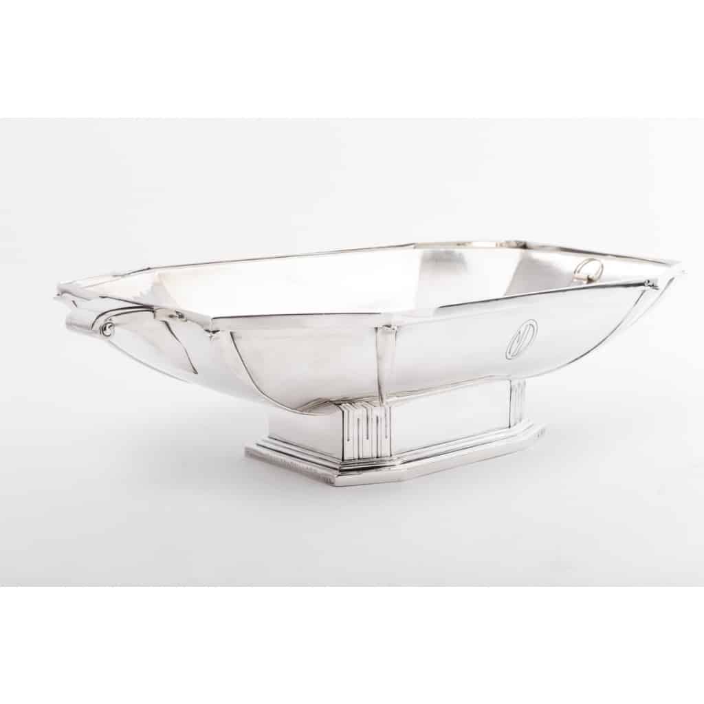Orfèvre SAVARY -Centre de table en argent massif époque 1930 20