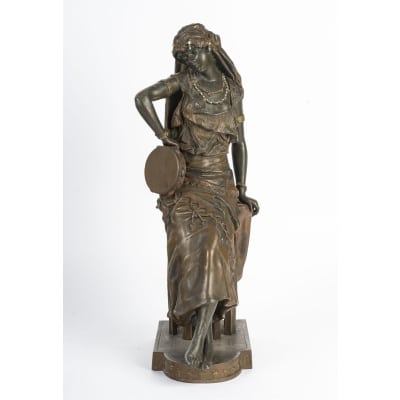 Statuette orientaliste en régule signée L. Hottot – Fin XIXe siècle