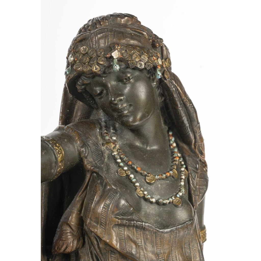 Statuette orientaliste en régule signée L. Hottot – Fin XIXe siècle 6