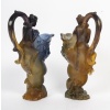 Paire d’aiguières en pâte de verre signées Daum France – Art Nouveau 19