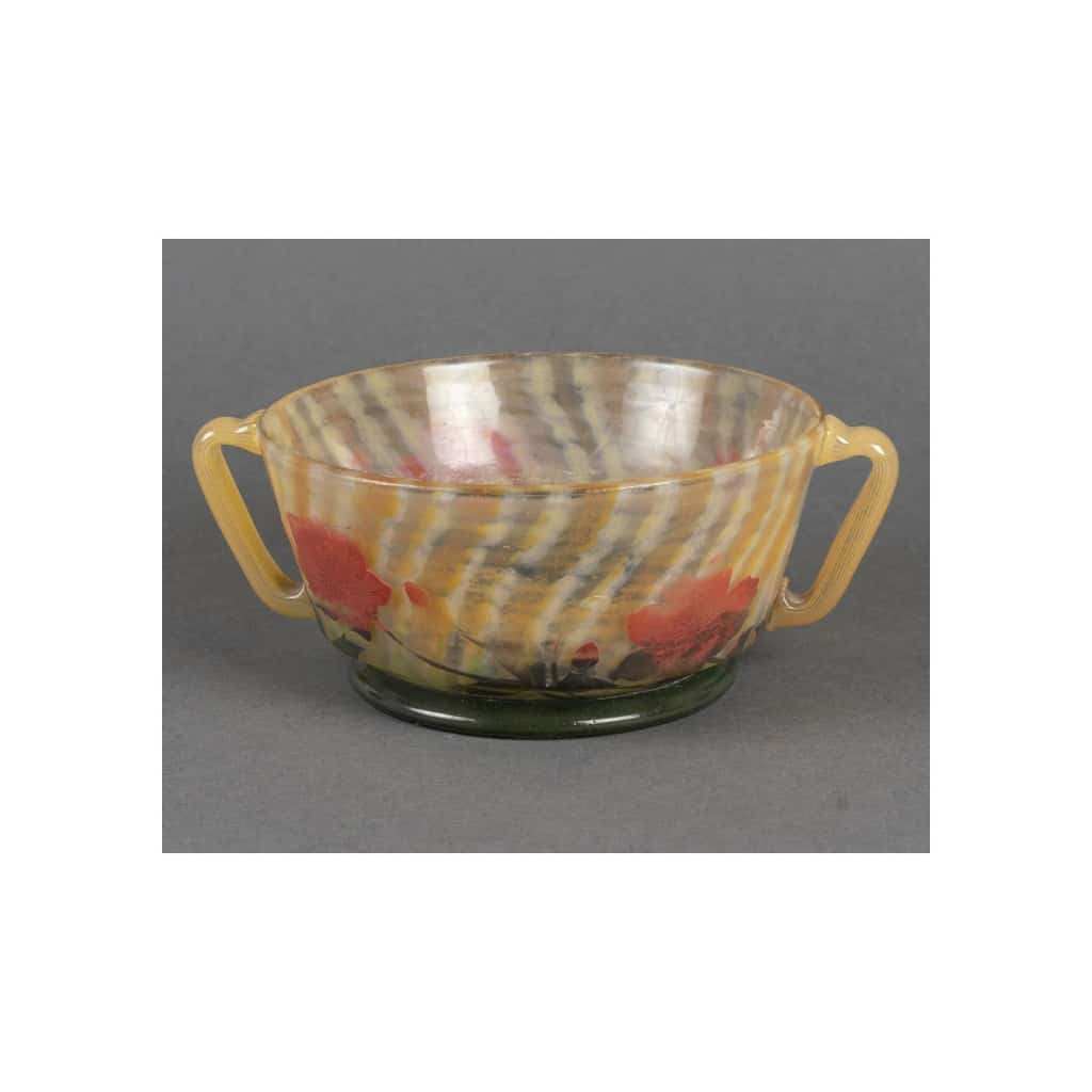 Circa 1905 -DAUM Nancy, Coupe en verre 3