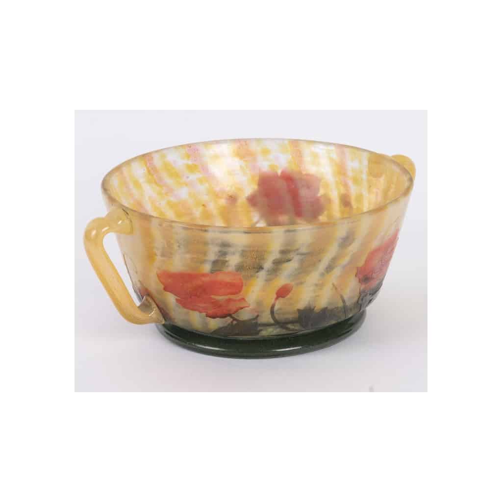 Circa 1905 -DAUM Nancy, Coupe en verre 8