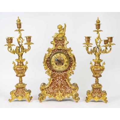 Elégante garniture de cheminée signée Bailey Banks & Biddle – Philadelphia, XIXᵉ siècle