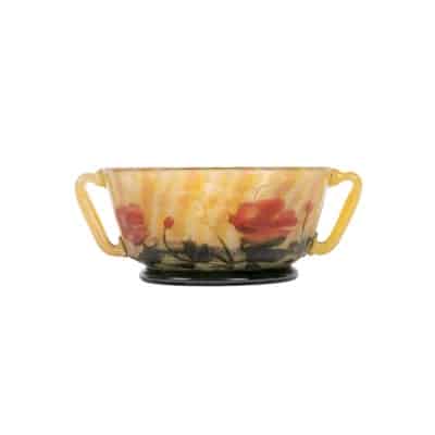 Circa 1905 -DAUM Nancy, Coupe en verre
