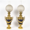 Paire de lampes à pétrole de style Napoléon III Époque fin XIXᵉ siècle 7