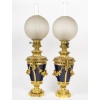 Paire de lampes à pétrole de style Napoléon III Époque fin XIXᵉ siècle 10