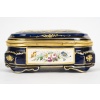 Boîte ovale en porcelaine peinte à la main – Style Louis XV – Époque fin XIXᵉ siècle 14