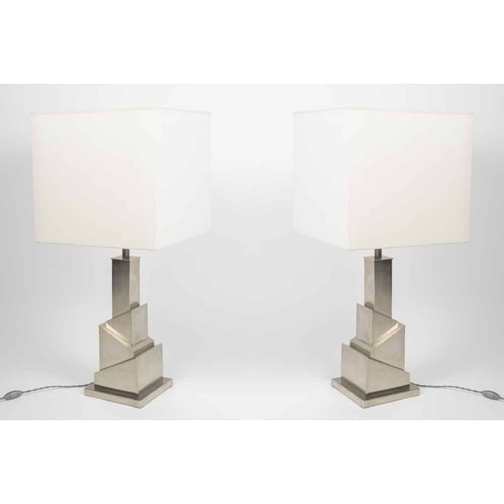 Paire de lampes « Gratte Ciel » par Romeo Rega 2