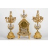 Garniture De Cheminée En Bronze Doré Et émail Cloisonné Fin XIXème Siècle 27