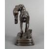 Sculpture – Chien Setter Au Lièvre , Alfred Dubucand (1828 – 1894) – Bronze 17