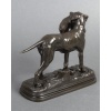 Sculpture – Chien Setter Au Lièvre , Alfred Dubucand (1828 – 1894) – Bronze 19