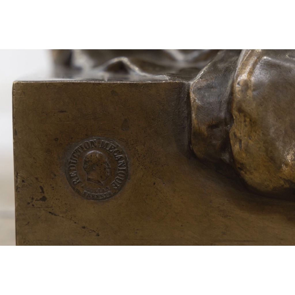 Sculpture – Clotilde de Surville , Jean Gautherin (1840-1890) – Bronze 17