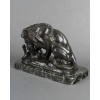 Sculpture – Le Lion Au Serpent , Antoine – Louis Barye (1795-1875) – Bronze 15