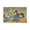 Série de 8 estampes érotiques japonaises, d’époque XIXéme siècle. 13