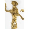 Paire d’appliques en bronze doré représentant un couple de danseur vénitien, Fin XIXème/Début XXème siècle. 8
