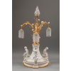 Importante garniture de trois pièces en biscuit et bronze doré, XIXᵉ siècle 21