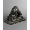 Sculpture – Le Lion Au Serpent , Antoine – Louis Barye (1795-1875) – Bronze 16