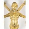 Paire d’appliques à décor de cariatides ailées, d’époque Empire. XIXéme siècle 13