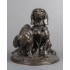 Sculpture – Groupe De Bassets , Ravageot Et Ravageode , Emmanuel Frémiet (1824 -1910) – Bronze 14