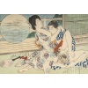 Série de 8 estampes érotiques japonaises, d’époque XIXéme siècle. 15