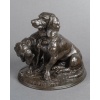Sculpture – Groupe De Bassets , Ravageot Et Ravageode , Emmanuel Frémiet (1824 -1910) – Bronze 15