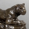 Sculpture – Panthère de Tunis N°2 , Antoine – Louis Barye (1795-1875) – Bronze 17