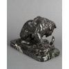 Sculpture – Le Lion Au Serpent , Antoine – Louis Barye (1795-1875) – Bronze 20