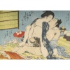 Série de 8 estampes érotiques japonaises, d’époque XIXéme siècle. 16