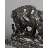 Sculpture – Le Lion Au Serpent , Antoine – Louis Barye (1795-1875) – Bronze 22