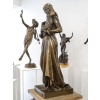Sculpture – Clotilde de Surville , Jean Gautherin (1840-1890) – Bronze 26