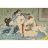 Série de 8 estampes érotiques japonaises, d’époque XIXéme siècle. 19