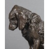 Sculpture – Épagneul Assis , Emmanuel Frémiet (1824-1910) – Bronze 19