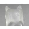 LALIQUE – Chat assis en cristal XXe – signé Lalique France 27