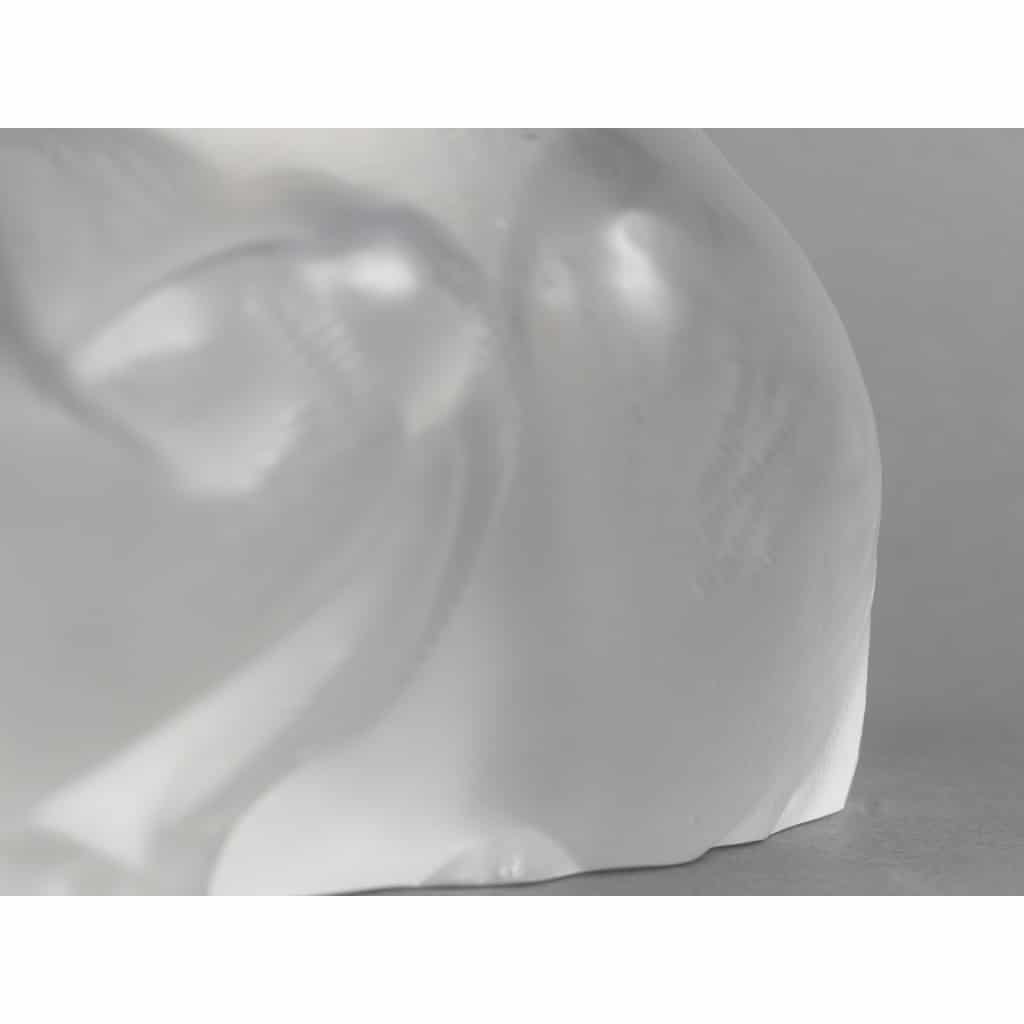 LALIQUE – Chat couché en cristal Signé Lalique France 5 LALIQUE – Chat couché en cristal Signé Lalique France 5