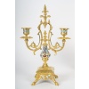 Une Garniture De Cheminée En Bronze Doré Et émail Cloisonné, Fin XIXème Siècle 22