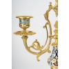 Une Garniture De Cheminée En Bronze Doré Et émail Cloisonné, Fin XIXème Siècle 21