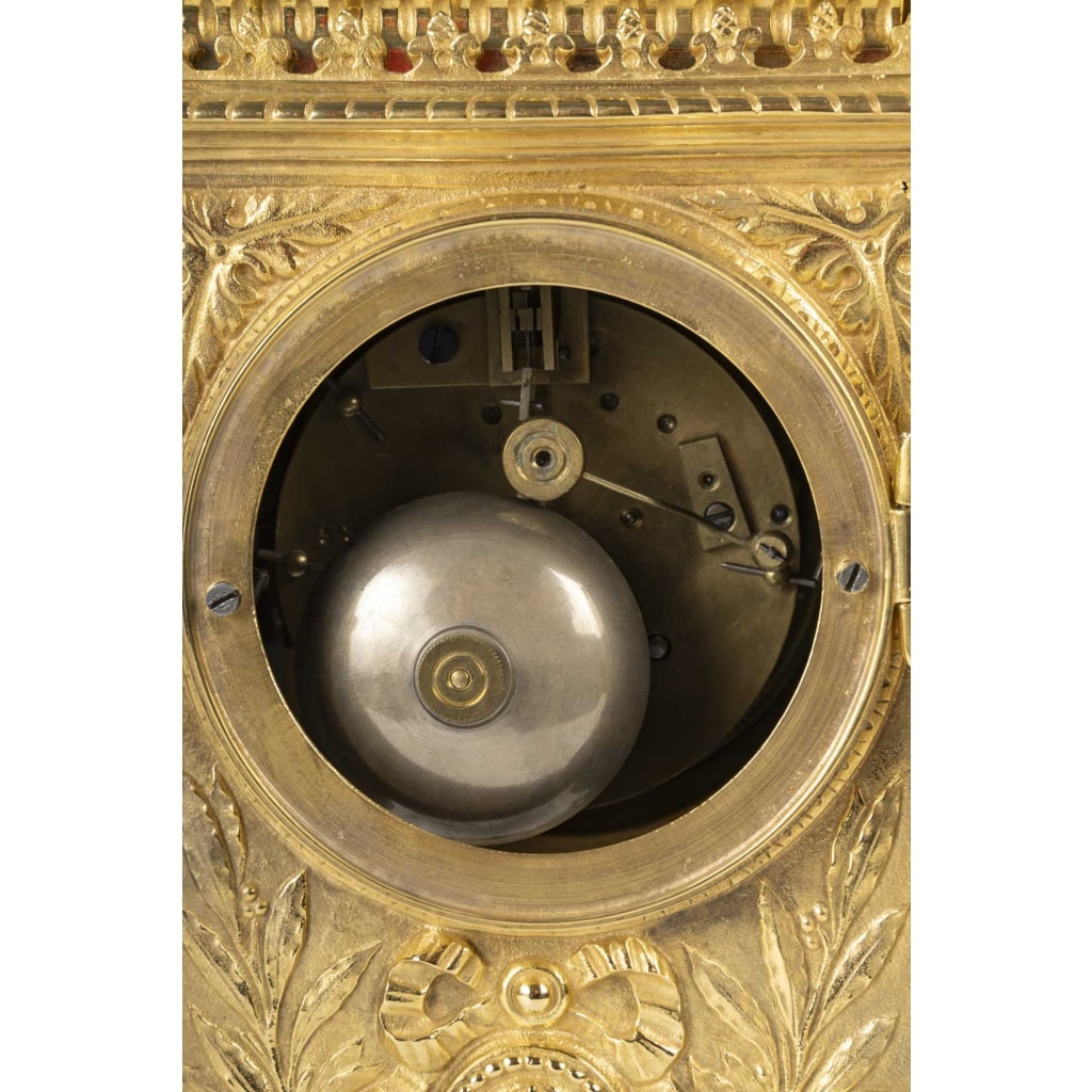 Une Garniture De Cheminée En Bronze Doré Et émail Cloisonné, Fin XIXème Siècle 4