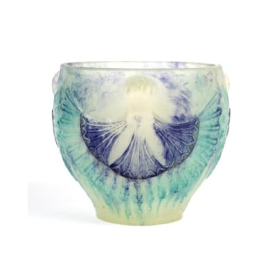 Coupe Bol « Lotus » pâte de verre de Gabriel ARGY-ROUSSEAU