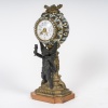 Une pendule en régule et émail cloisonné, fin XIXème siècle 15