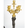 Une Garniture En Bronze Doré Et Marbre Blanc, XIXème Siècle 27