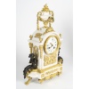 Une Garniture En Bronze Doré Et Marbre Blanc, XIXème Siècle 23