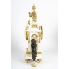 Une Garniture En Bronze Doré Et Marbre Blanc, XIXème Siècle 19
