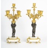 Une Garniture En Bronze Doré Et Marbre Blanc, XIXème Siècle 17