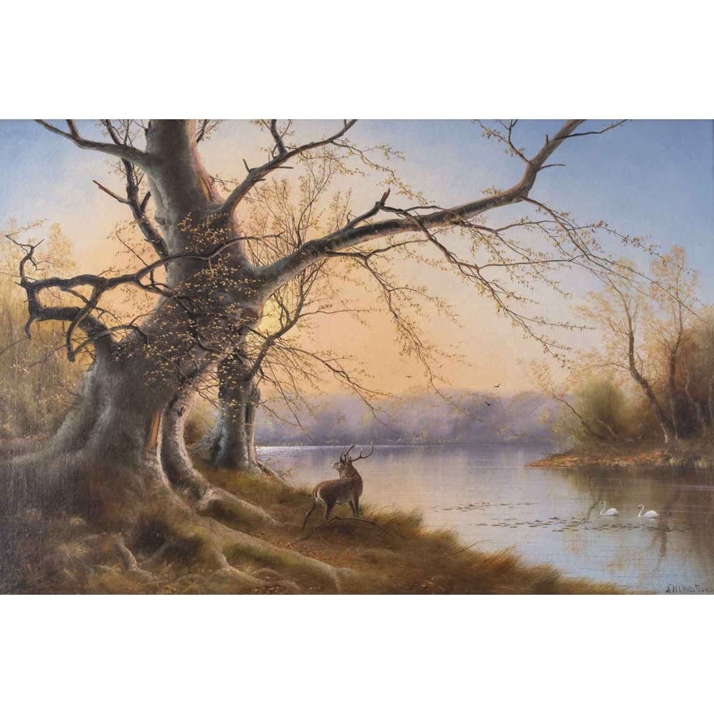 Nils Hans CHRISTIANSEN (1850-1922), La forêt 2