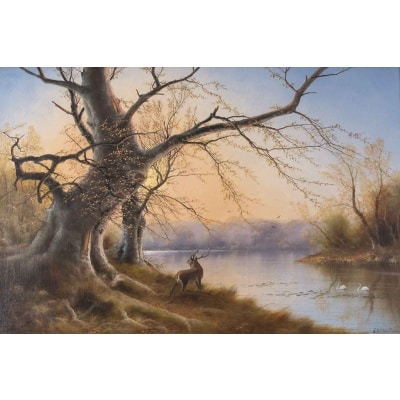 Nils Hans CHRISTIANSEN (1850-1922), La forêt