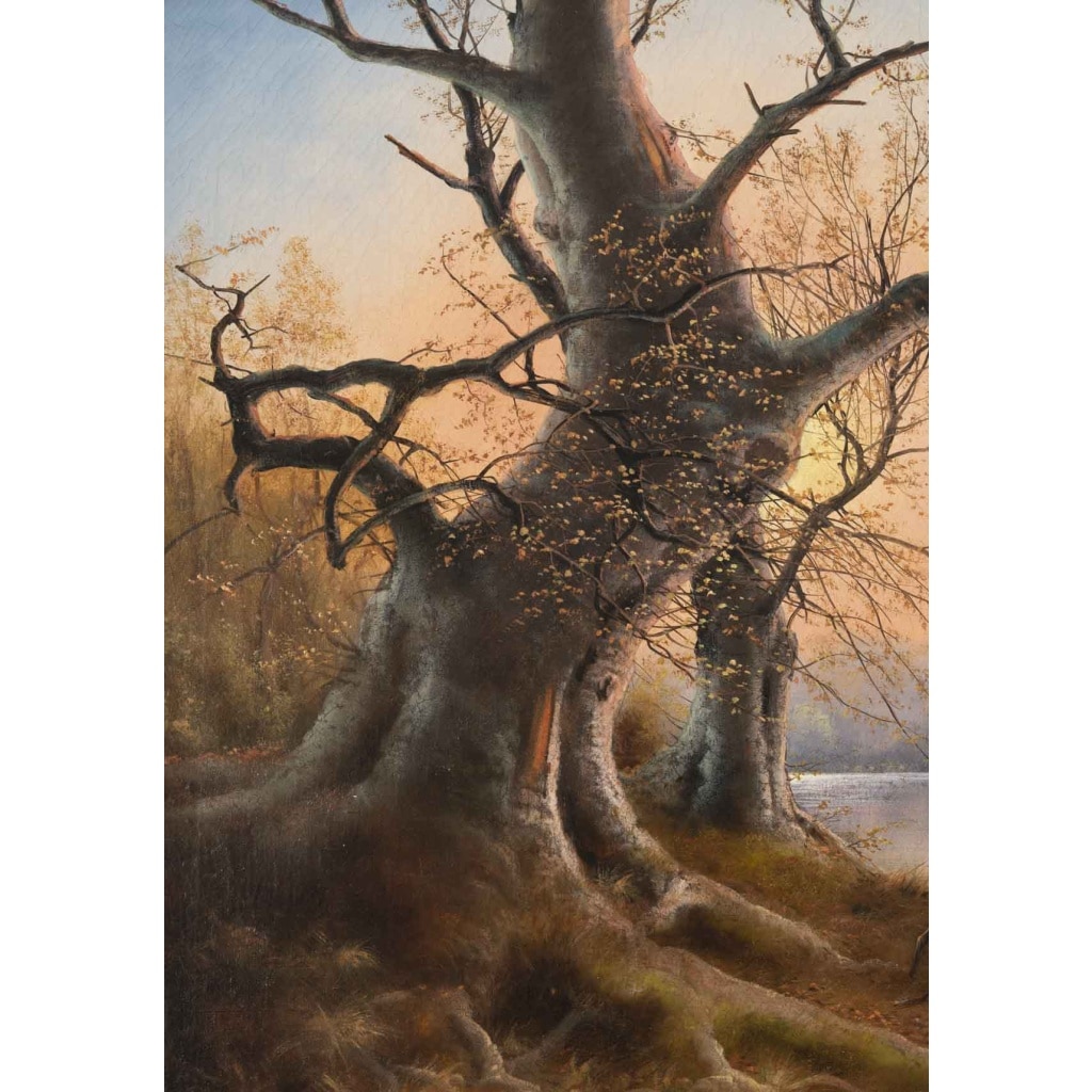 Nils Hans CHRISTIANSEN (1850-1922), La forêt 8